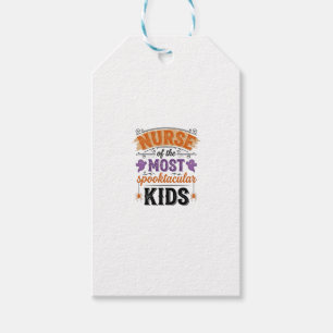Étiquettes-cadeau Infirmière Halloween Spooktacular Enfants Design V