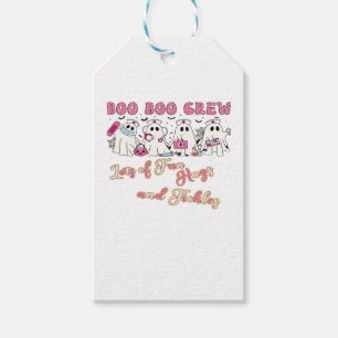 Étiquettes-cadeau Infirmière pédiatrique Fun Halloween Design T esse