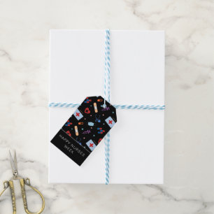 Étiquettes-cadeau Infirmière RN personnalisée Docteur Motif Médica