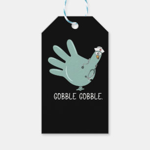Étiquettes-cadeau infirmière Turquie Gobble Squad ER infirmière Than