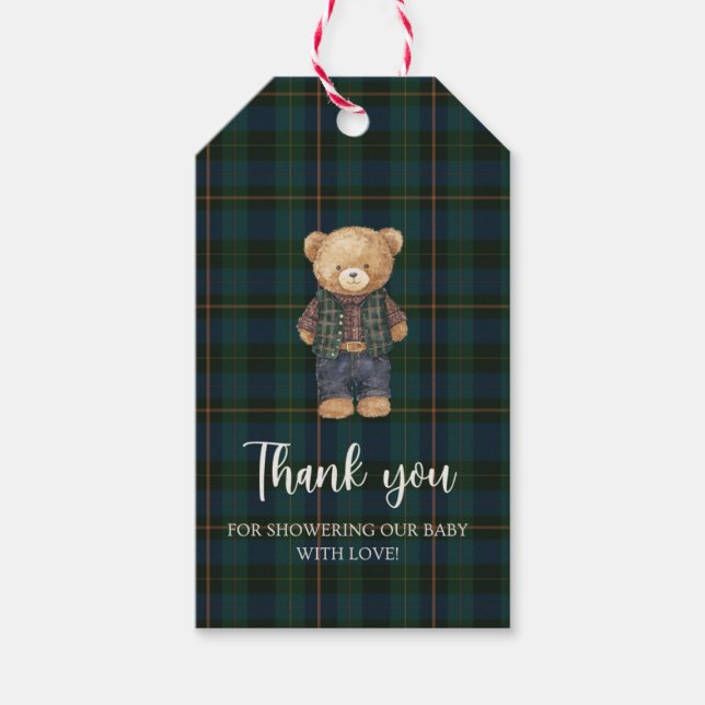 Étiquettes-cadeau Inspired Baby Shower (Devant)