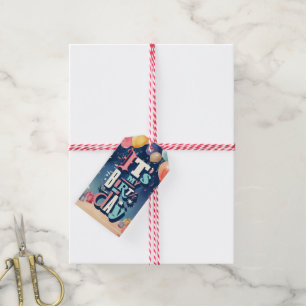 Étiquettes-cadeau Invitation de fête d'anniversaire