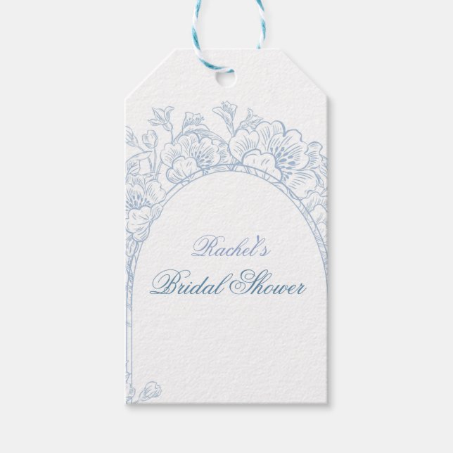 Étiquettes-cadeau Invitation de mariage champêtre avec quelque chose (Devant)