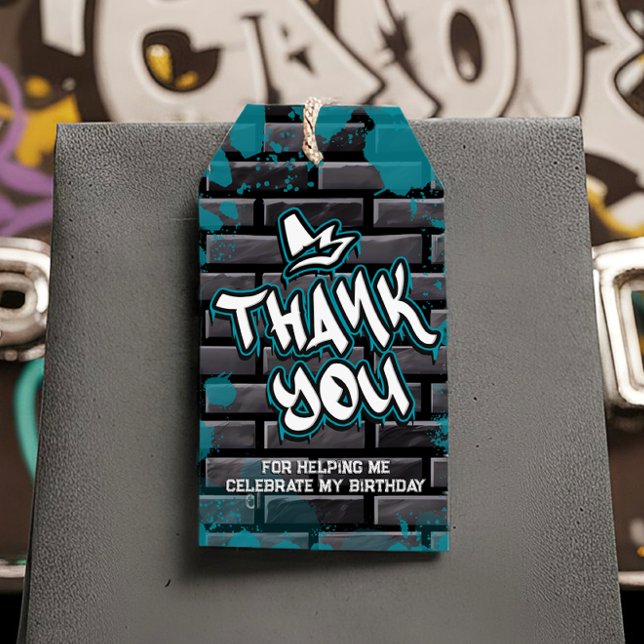 Étiquettes-cadeau J'ai cinq dessus - Cadeau pour garçon de 5 ans (I got Five on it - Boy 5th Birthday Gift Tag)