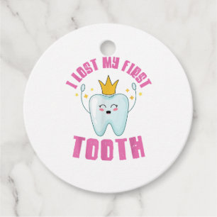 Étiquettes Cadeau J'Ai Perdu Mon Premier Dents De Dents Sortie Cadea