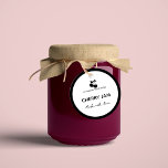 Étiquettes Cadeau Jam Jar Hang Tag Conception d'emballage<br><div class="desc">Design moderne en noir et blanc pour votre confiture personnalisée jar pendre tag étiquettes. Customisez-le par vous-même !</div>