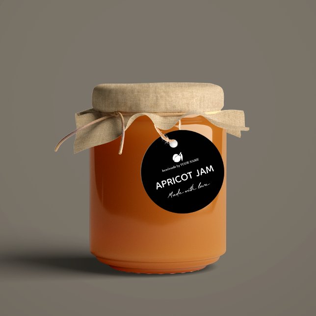 Étiquettes Cadeau Jam Jar Hang Tag Conception d'emballage (Créateur téléchargé)