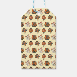 Étiquettes-cadeau Japanese Halloween Yokai Pattern Gift Tags