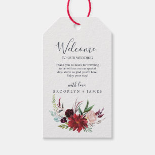 Étiquettes-cadeau Jardin d'automne   Accueil Mariage Bourgogne