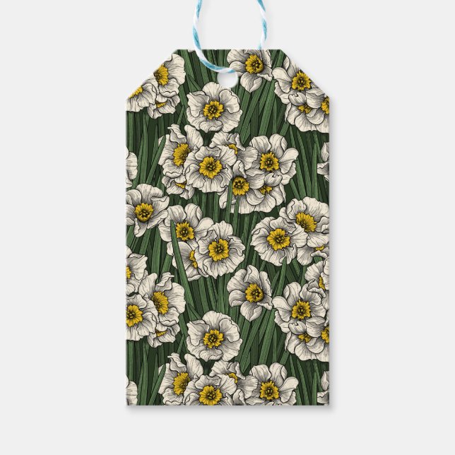 Étiquettes-cadeau Jardin de la jonquille (Devant)