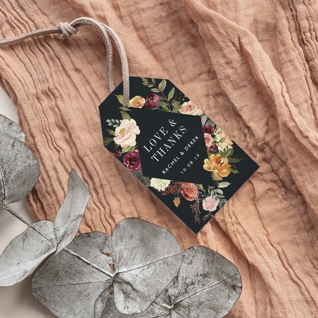 Étiquettes-cadeau Jardin de la lune Faveur de mariage (Créateur téléchargé)