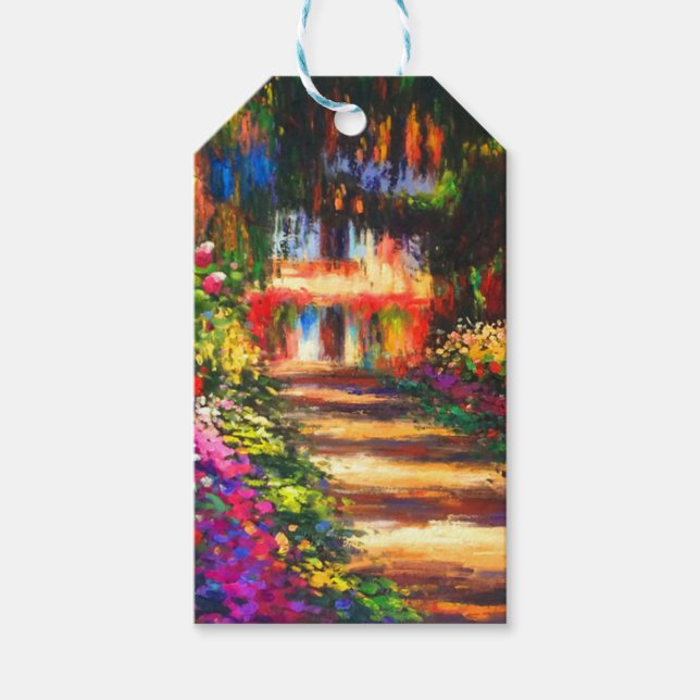 Étiquettes-cadeau Jardin du Monet à Giverny (Devant)