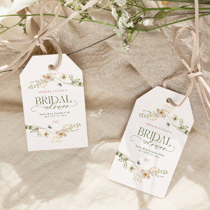 Étiquettes-cadeau Jardin Fantaisiste de Conte de Fées & Rubans pour