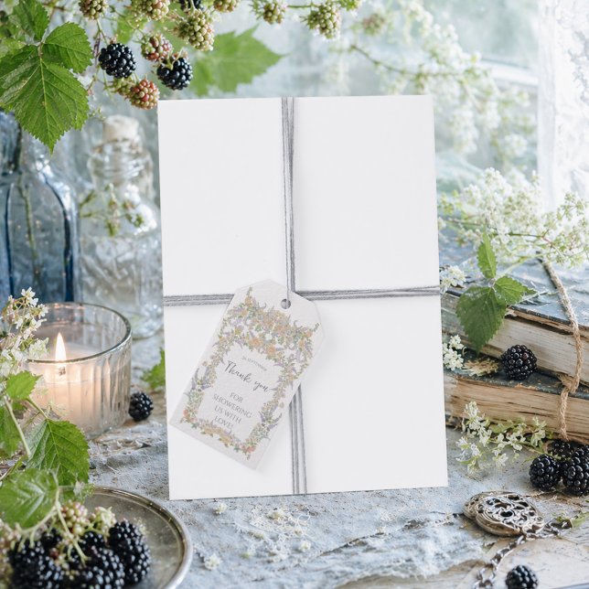 Étiquettes-cadeau Jardin Floral d'Été (Créateur téléchargé)