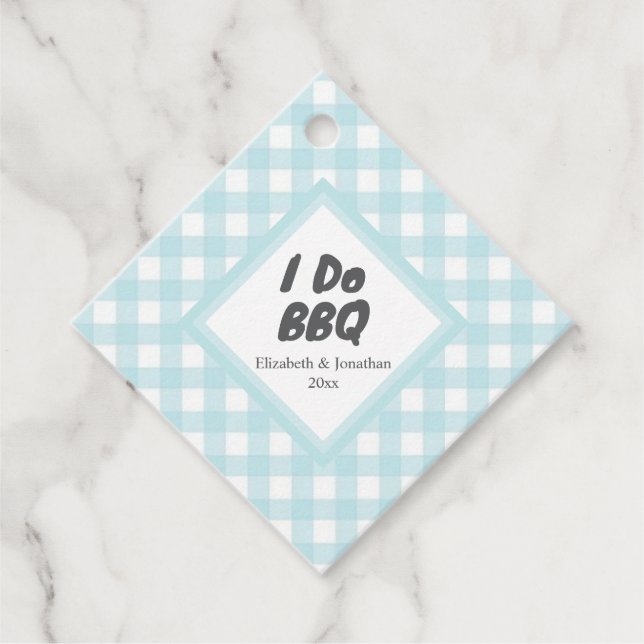 Étiquettes Cadeau Je fais du BBQ (Devant)