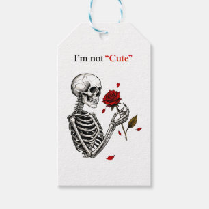 Étiquettes-cadeau Je ne suis pas mignon T-Shirt