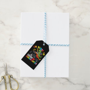 Étiquettes-cadeau Je suis prêt à écraser la journée du premier jour