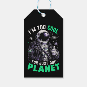 Étiquettes-cadeau Je suis trop cool pour une seule planète