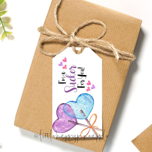 Étiquettes-cadeau Je suis un aspirateur pour toi Valentine Card (Créateur téléchargé)