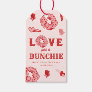 Étiquettes-cadeau Je T'Aime Un Bunchie Punny Valentine