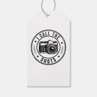 Étiquettes-cadeau Je Tire Les Ficelles Appareil Photo Drôle Photogra