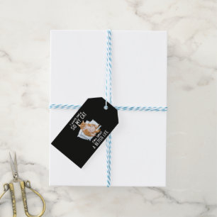 Étiquettes-cadeau Je Travaille Dur Pour Que Mon Chat Ait Une Meilleu