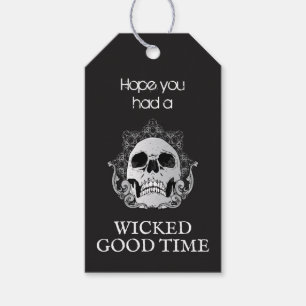 Étiquettes-cadeau J'espère que vous avez eu le mauvais temps Hallowe