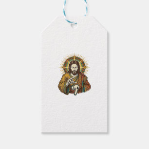Étiquettes-cadeau Jésus a laissé tomber son écouteur sans fil sous l