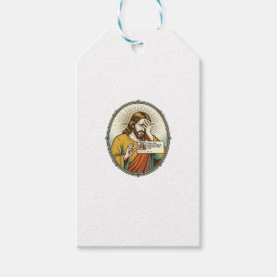 Étiquettes-cadeau Jésus ajouté à l'histoire au lieu d'un message dir