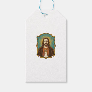 Étiquettes-cadeau Jésus Bouchon de Vin Cassé Bouteille Sommelier Par