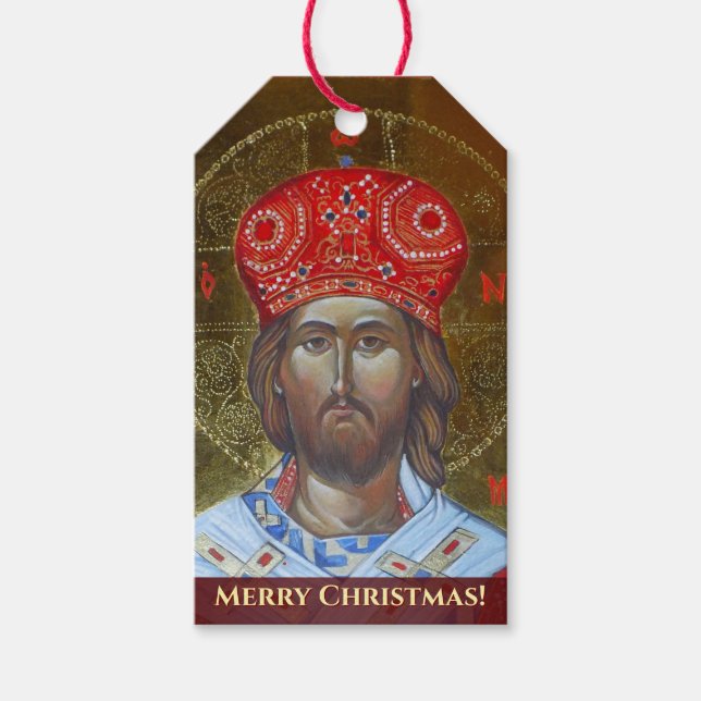 Étiquettes-cadeau Jesus Christ The Eternal Great Priest (Devant)