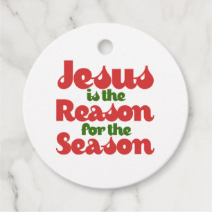 Étiquettes Cadeau Jésus est la raison de la saison