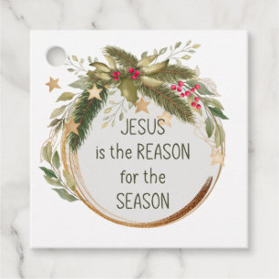 Étiquettes Cadeau Jésus est la raison de la saison de Noël 