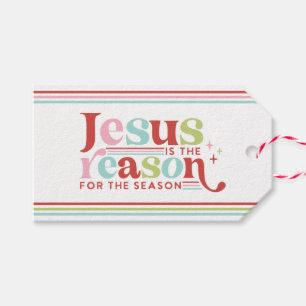 Étiquettes-cadeau Jésus est la raison de la saison   Noël