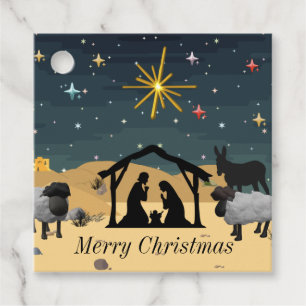 Étiquettes Cadeau Jésus-Manger