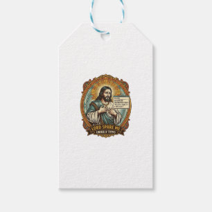 Étiquettes-cadeau Jésus Mauvaise Message Autocorrect Patron Embarras