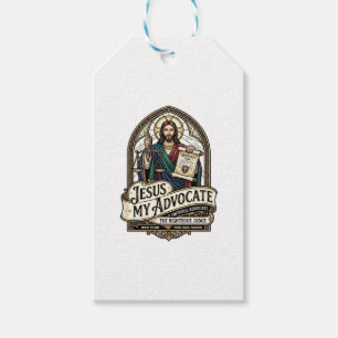 Étiquettes-cadeau Jésus Mon Avocat Jésus Avocat du Tribunal Christi