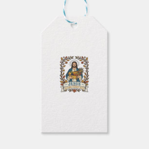 Étiquettes-cadeau Jésus Récolte d'Automne Foi Jésus Récolte d'Automn