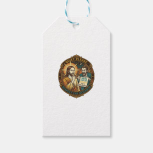 Étiquettes-cadeau Jésus Voisin En colère Plainte pour bruit Fête bru