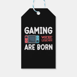 Étiquettes-cadeau jeu où les légendes naissent