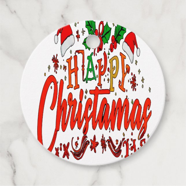 ÉTIQUETTES CADEAU JEUX NOËL (Devant)