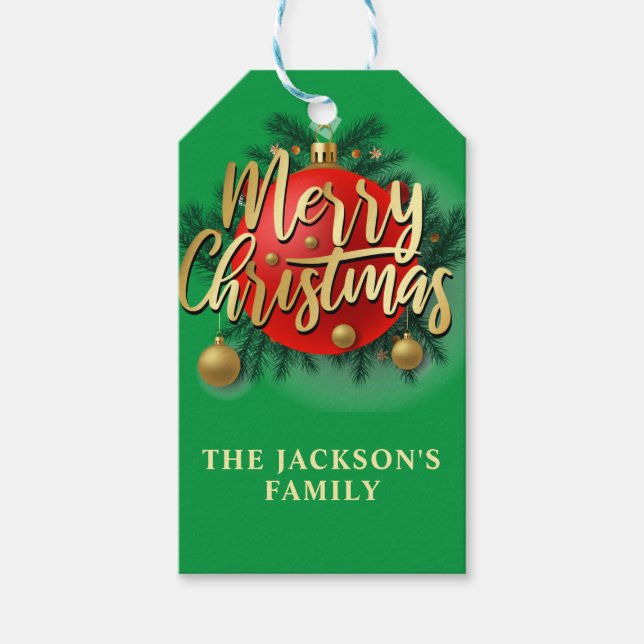 Étiquettes-cadeau Jingle Bell Rock - Noël (Devant)