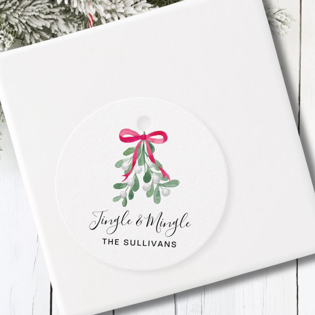 Étiquettes Cadeau Jingle et Noël unique personnalisés (Créateur téléchargé)