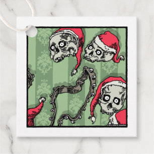 Étiquettes Cadeau Jingle Skuls - Tags cadeaux Pop Goth Holiday