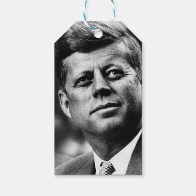 Étiquettes-cadeau John F Kennedy Président (Devant)