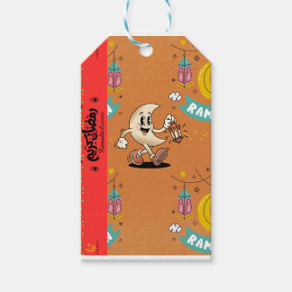 Étiquettes-cadeau Joli autocollant cadeau anime croissant Ramadan