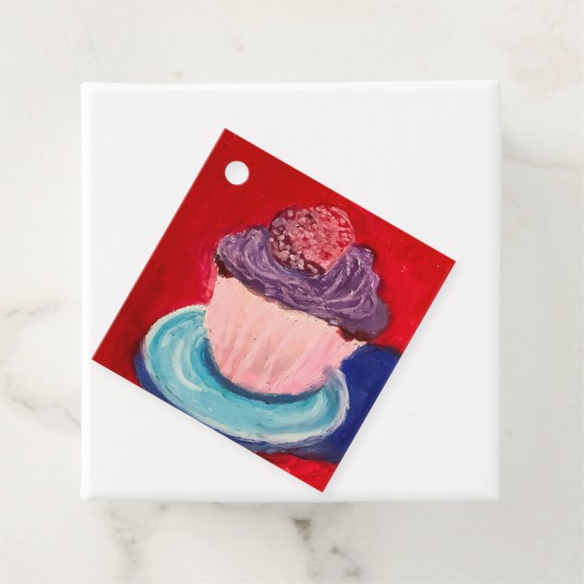 Étiquettes Cadeau Joli Cupcke (En situation)