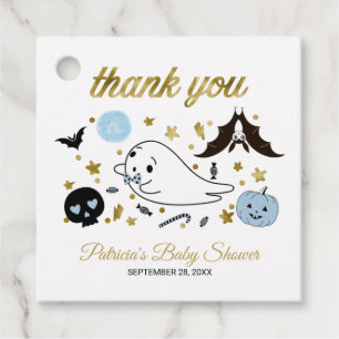 Étiquettes Cadeau Joli fantôme Little Boo Halloween Baby Shower Fave
