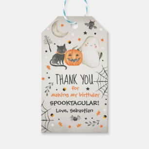 Étiquettes-cadeau Joli Halloween Ghost Spooktacular Anniversaire Dé