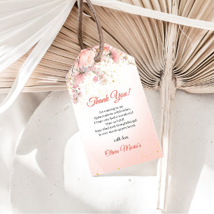 Étiquettes-cadeau Joli Jardin Fleur sauvage Sweet 16